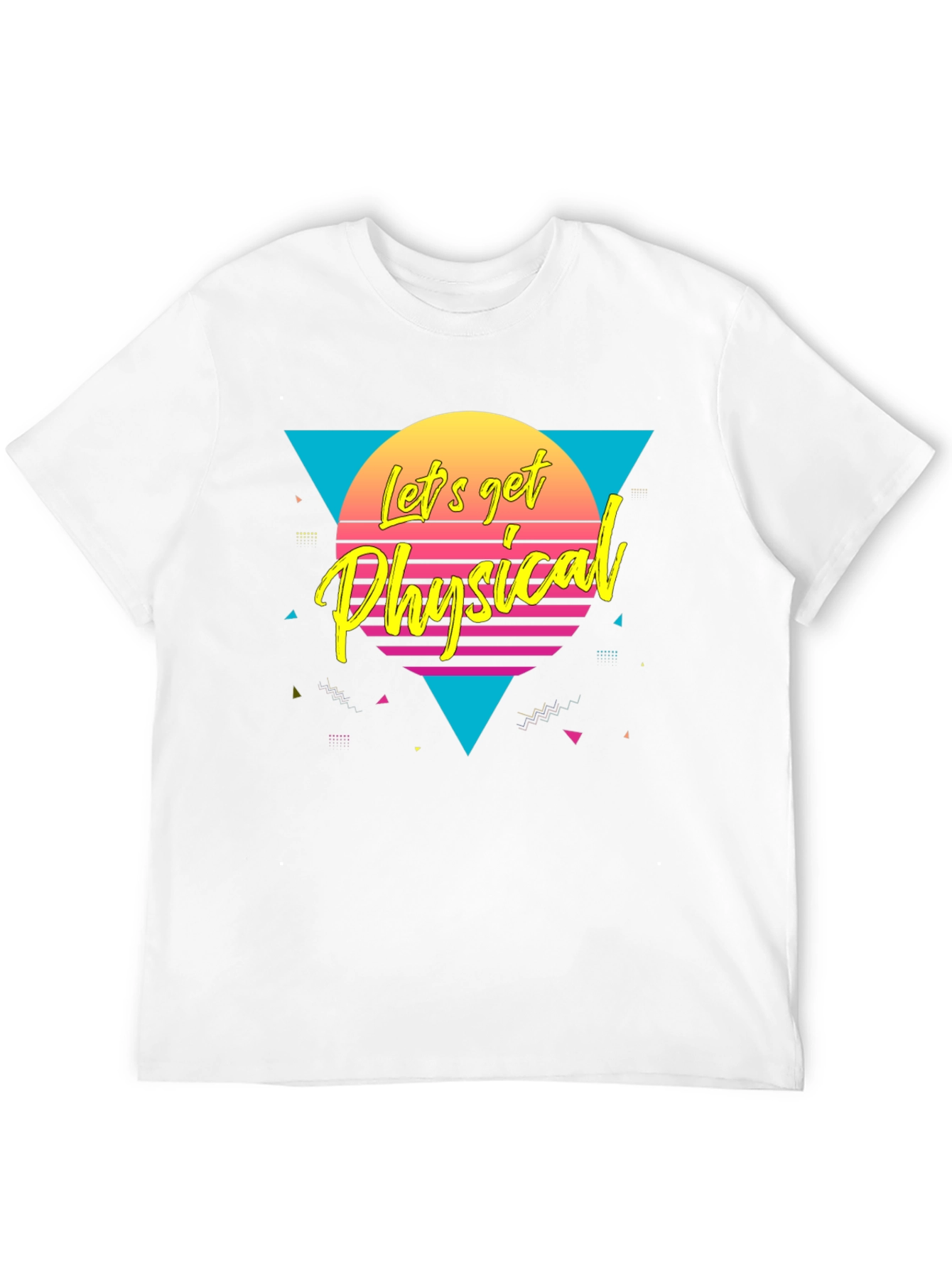 Retro Lets Get Physical Graphic Tee