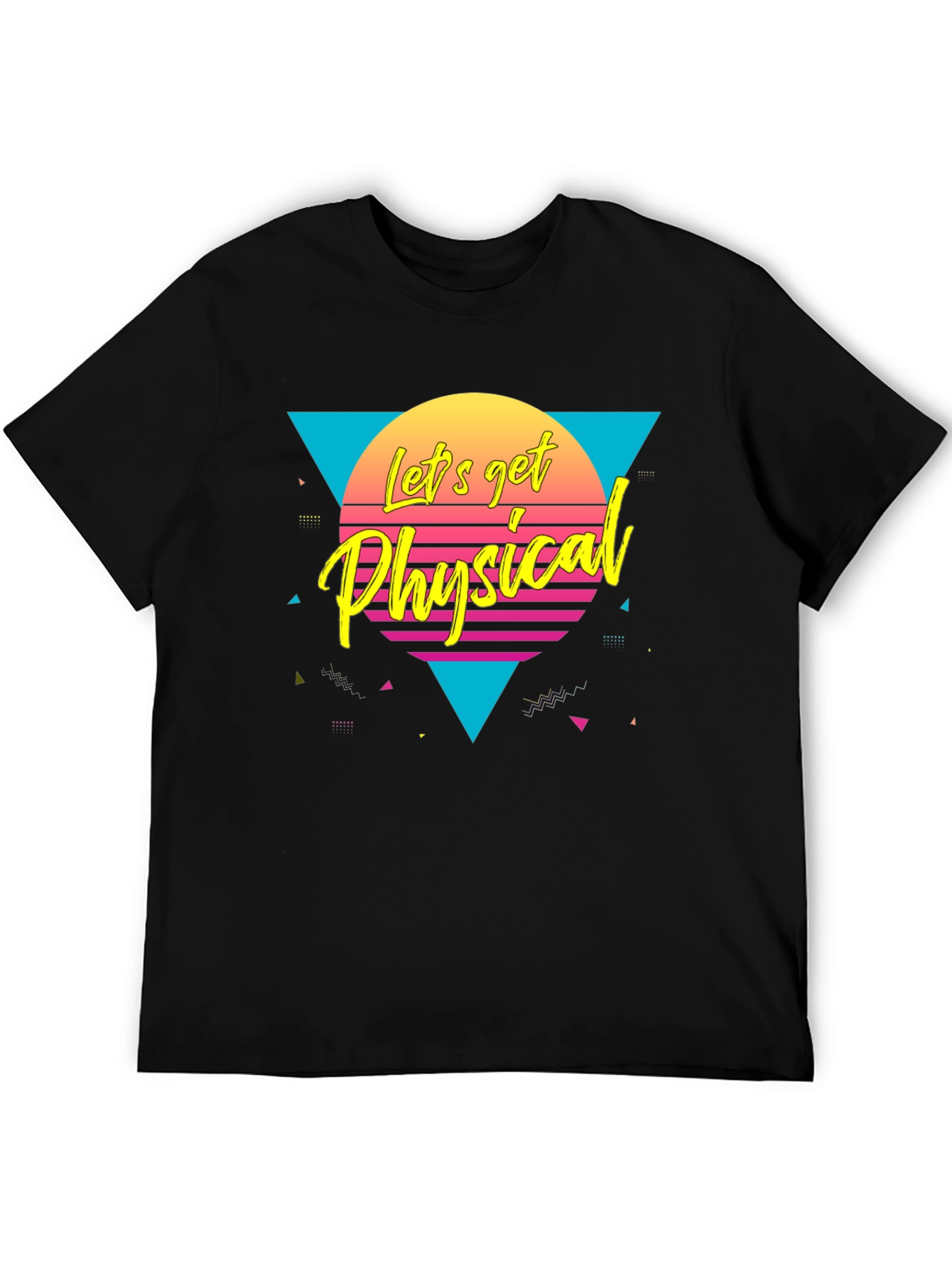 Retro Lets Get Physical Graphic Tee