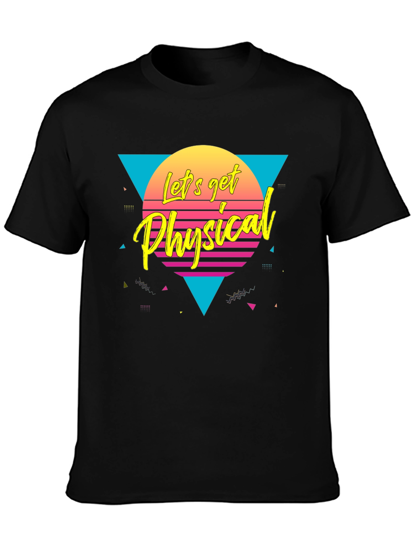 Retro Lets Get Physical Graphic Tee