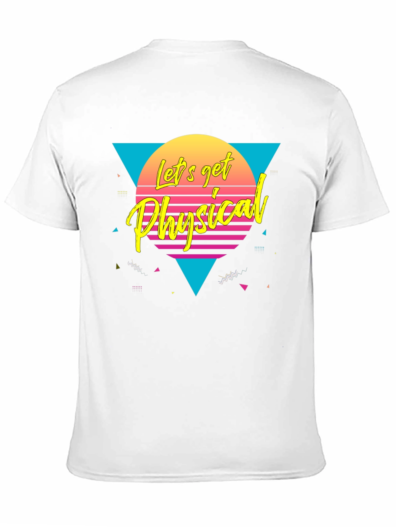 Retro Lets Get Physical Graphic Tee