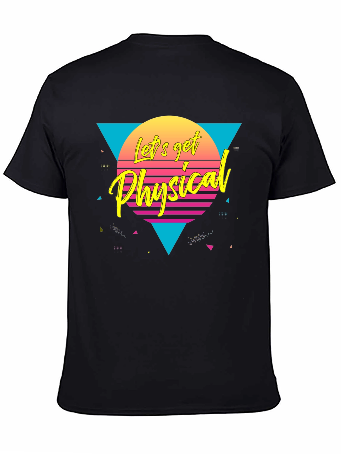 Retro Lets Get Physical Graphic Tee
