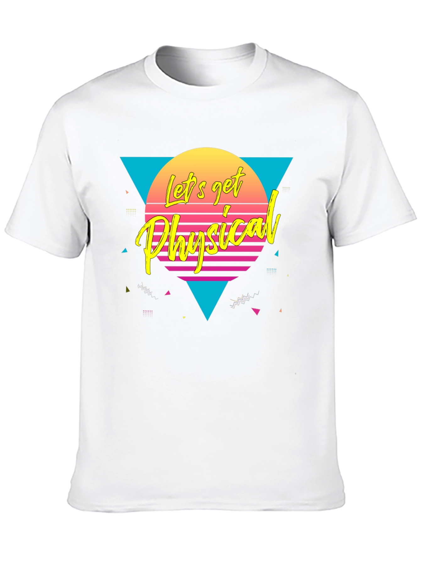 Retro Lets Get Physical Graphic Tee