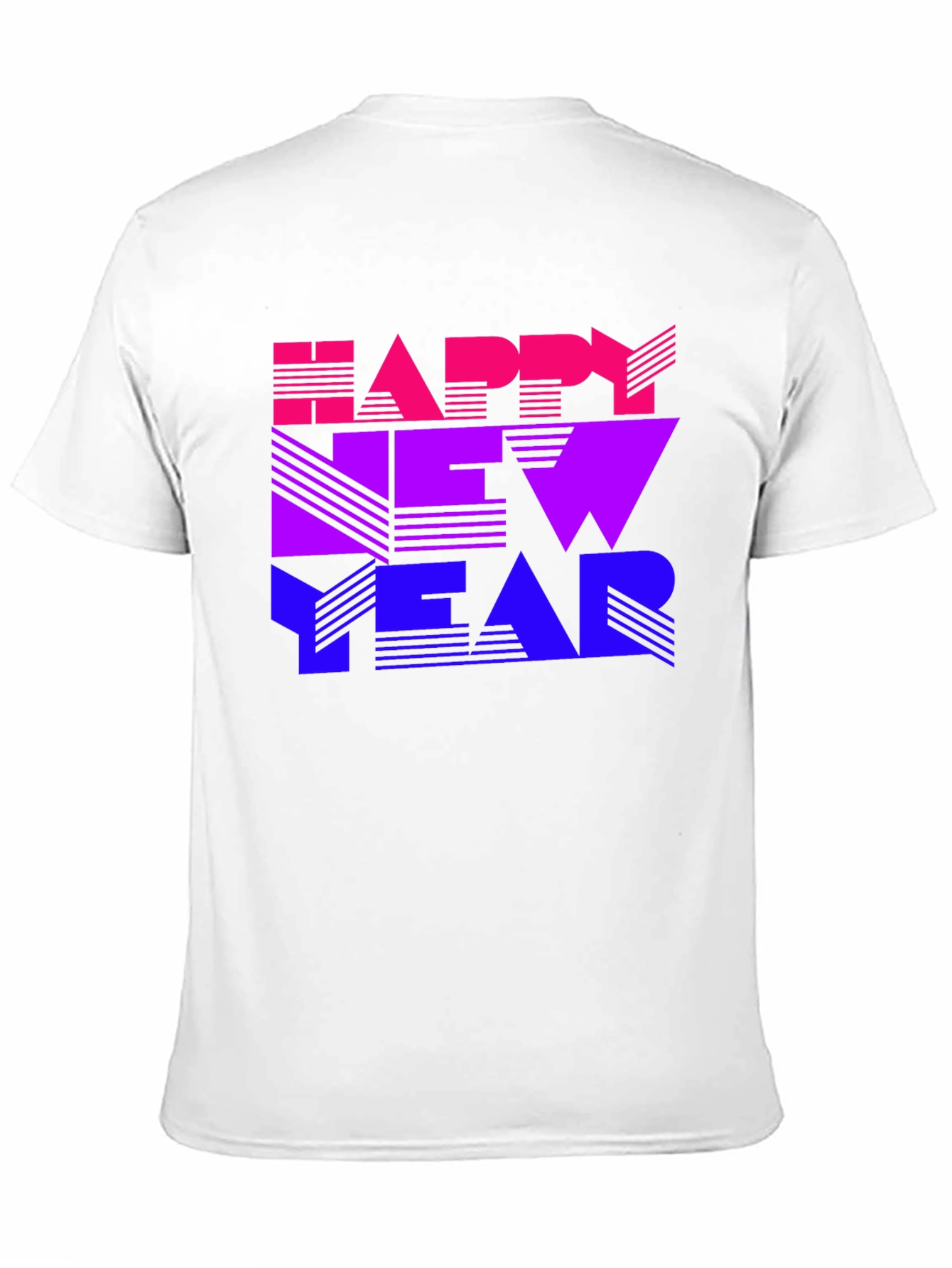 Happy New Year Gradient Graphic T-Shirt