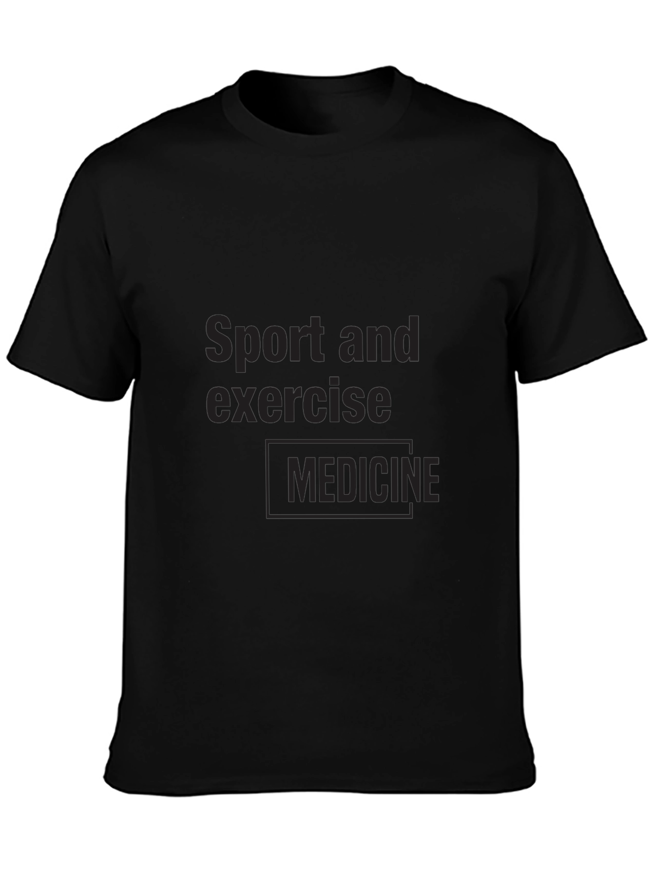 Sport and Exercise Medicine Black T-Shirt