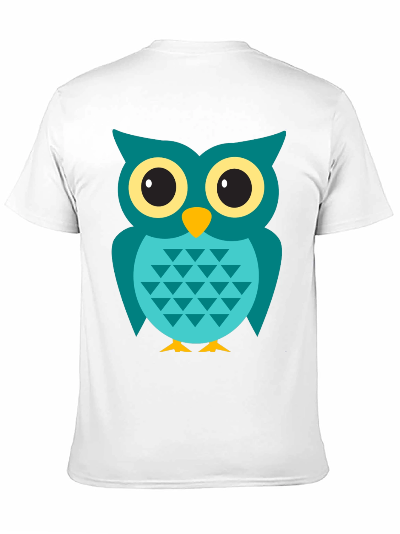 Owl Graphic Tee - Mens Black Cotton T-Shirt