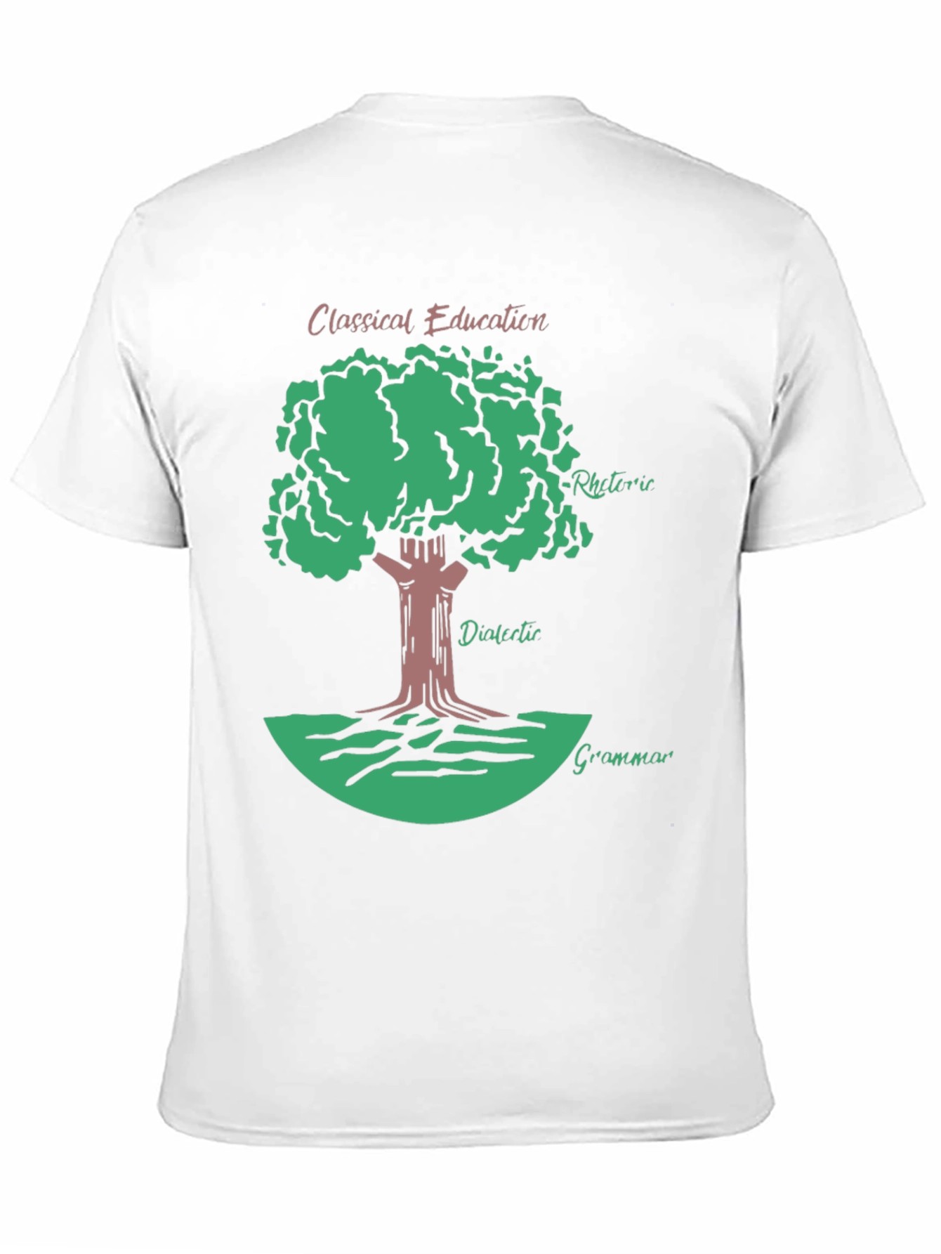 Classical Education Tree T-Shirt - Grammar Rhetoric Dialectic