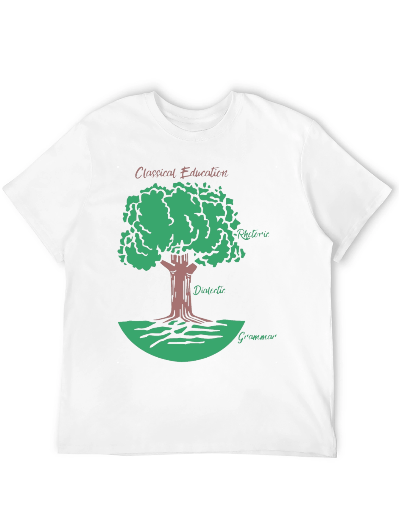 Classical Education Tree T-Shirt - Grammar Rhetoric Dialectic