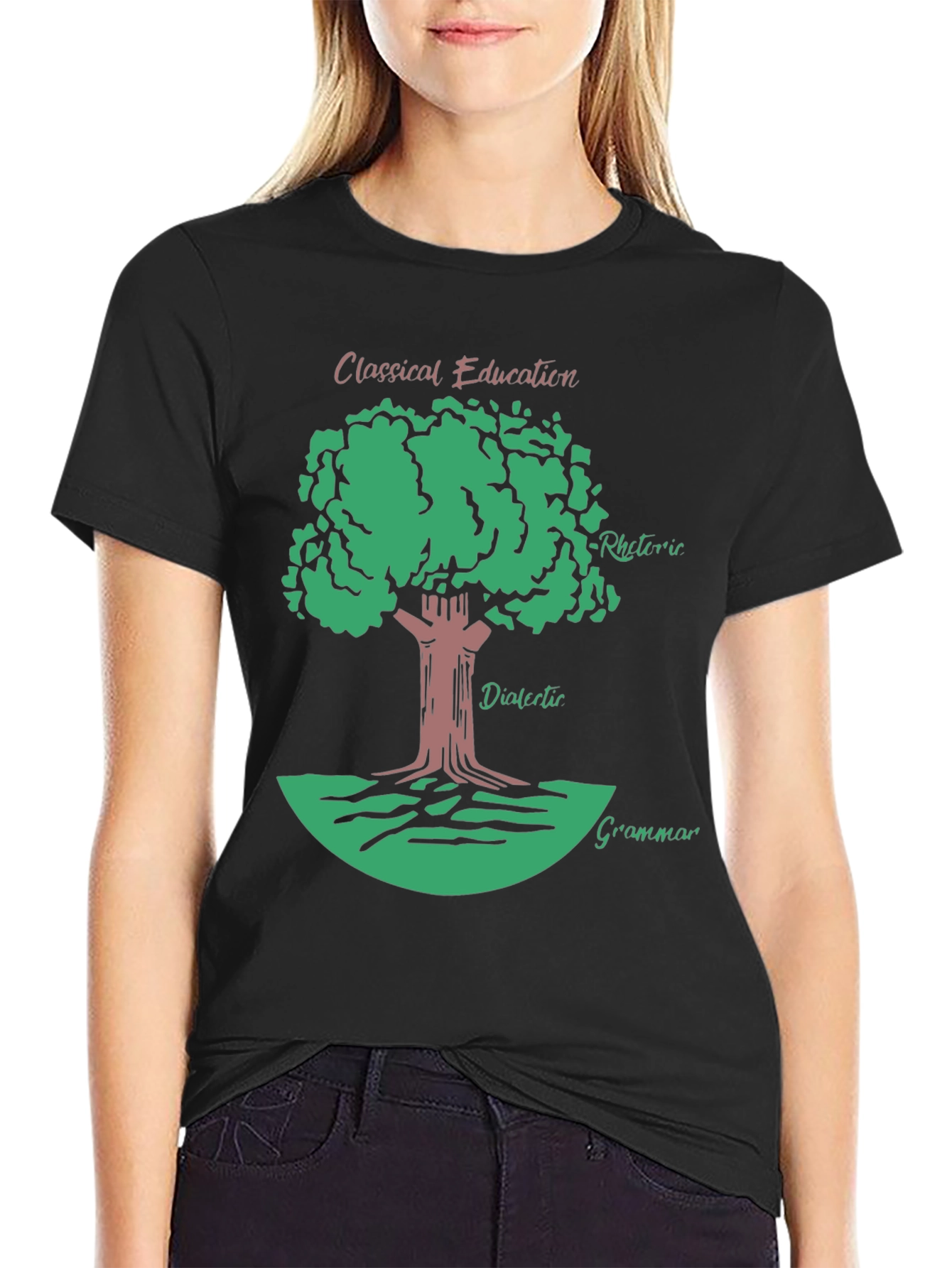 Classical Education Tree T-Shirt - Grammar Rhetoric Dialectic