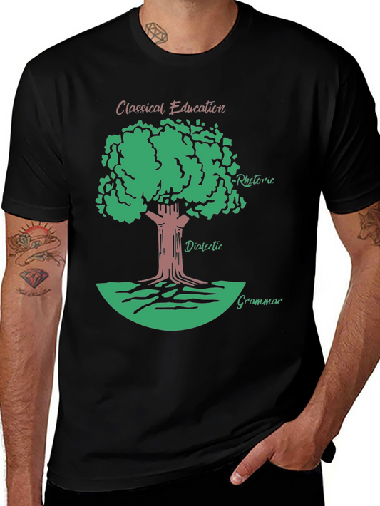 Classical Education Tree T-Shirt - Grammar Rhetoric Dialectic