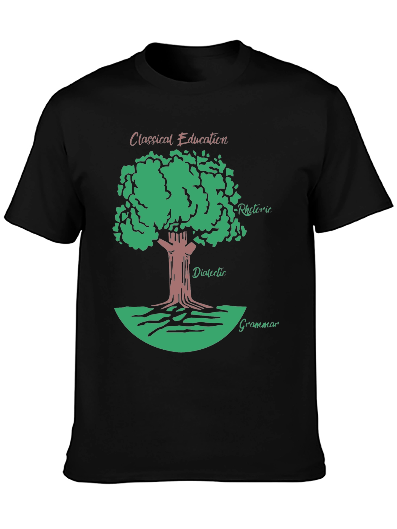 Classical Education Tree T-Shirt - Grammar Rhetoric Dialectic