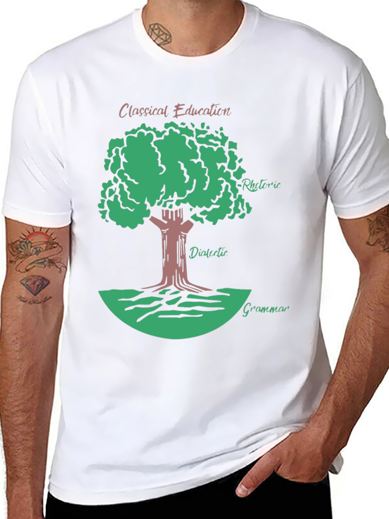 Classical Education Tree T-Shirt - Grammar Rhetoric Dialectic