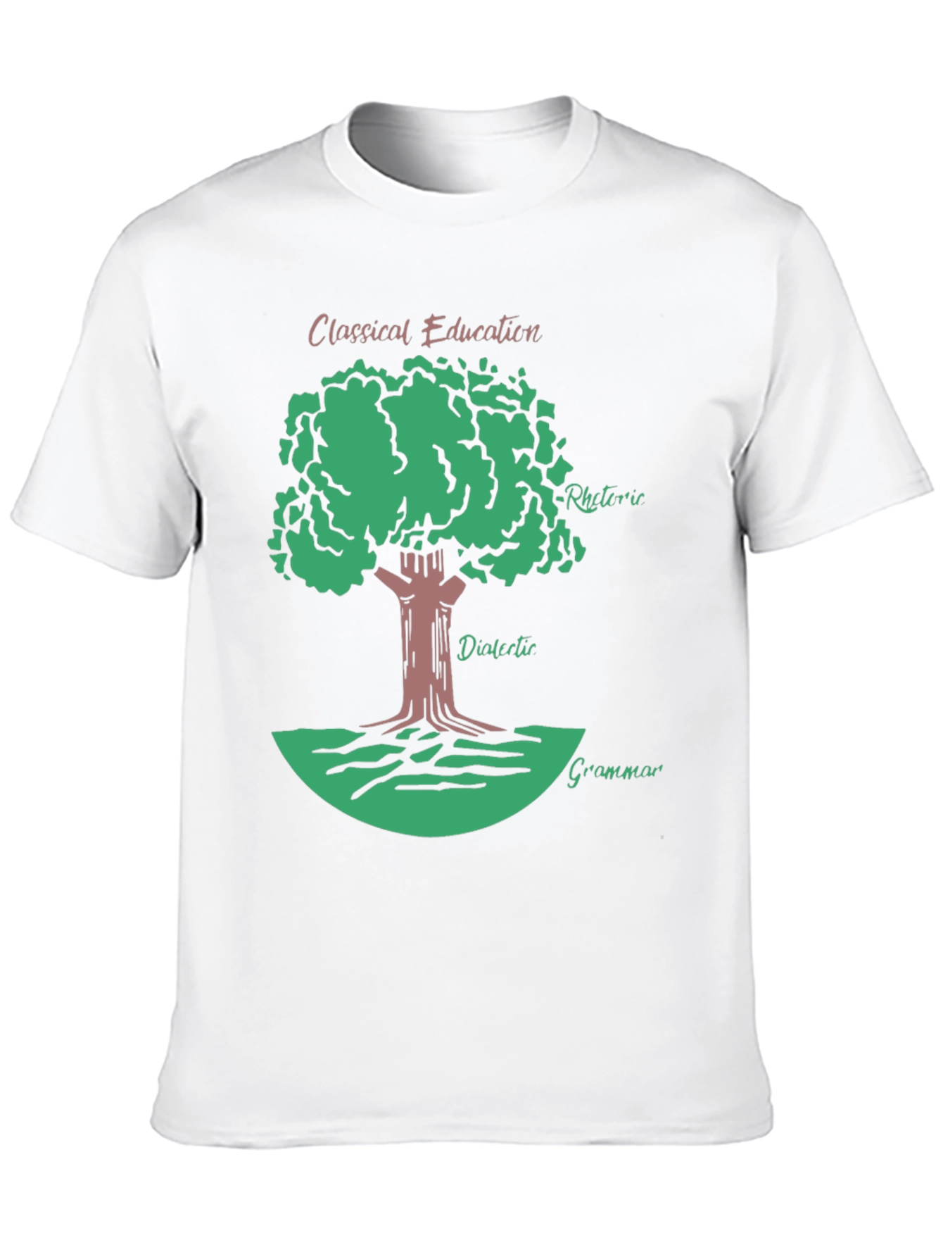 Classical Education Tree T-Shirt - Grammar Rhetoric Dialectic