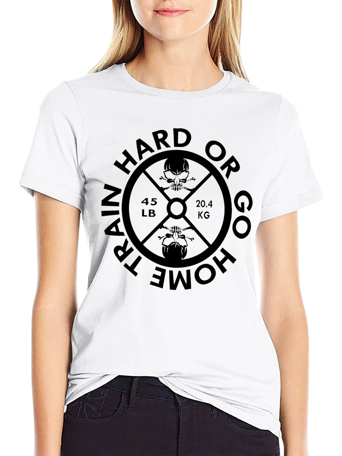 Train Hard or Go Home Gym T-Shirt