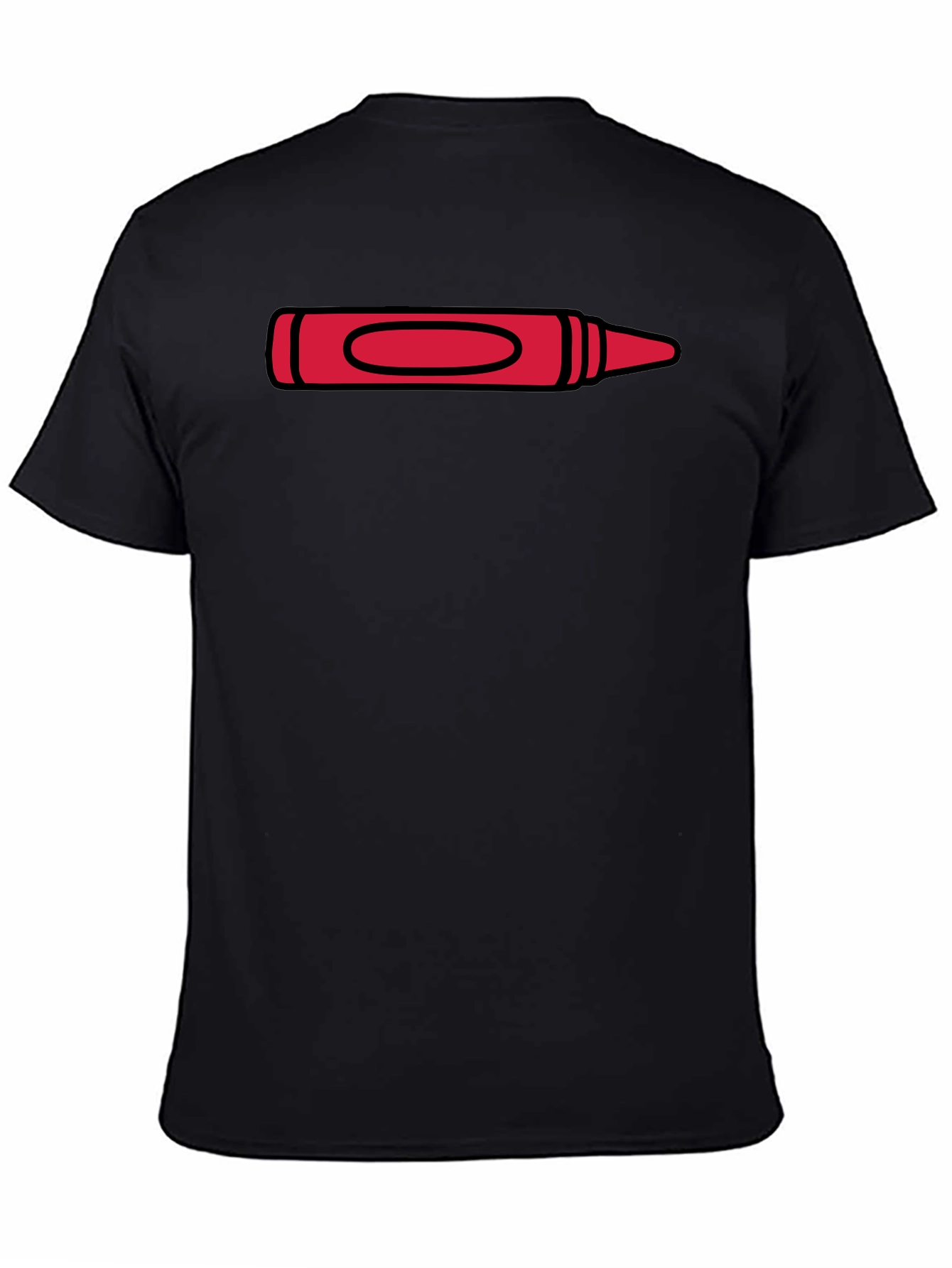 Red Crayon Graphic Tee - Artist Inspired T-Shirt