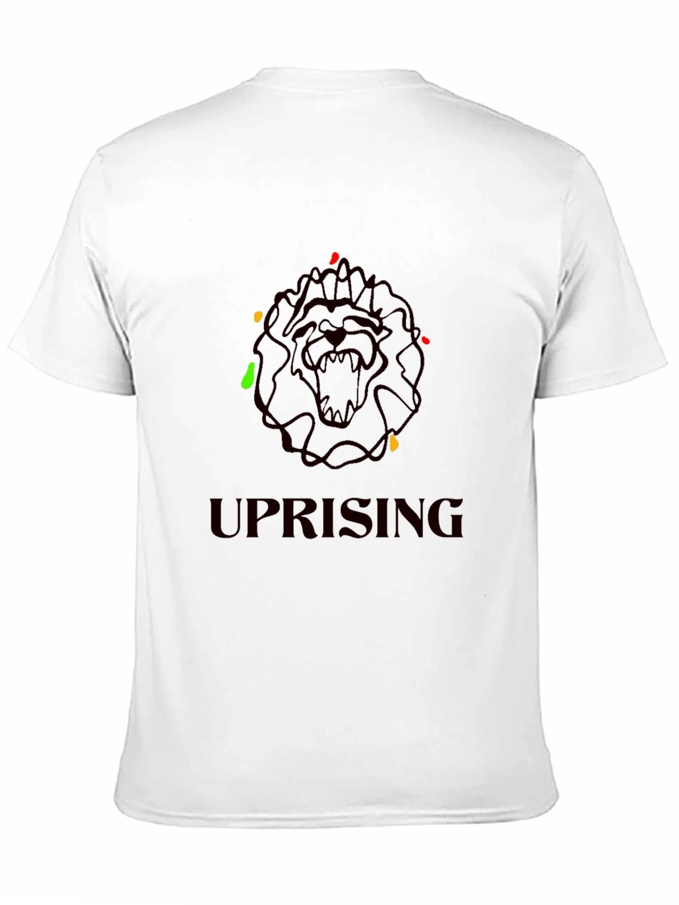 Uprising Lion Graphic Tee - Black