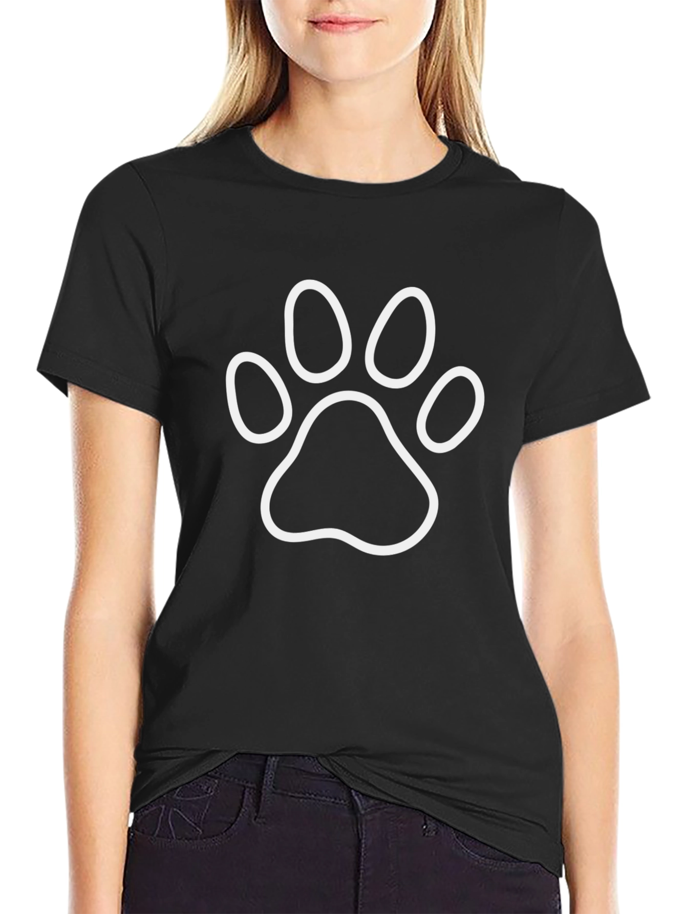 Paw Print Tee - Casual Comfort