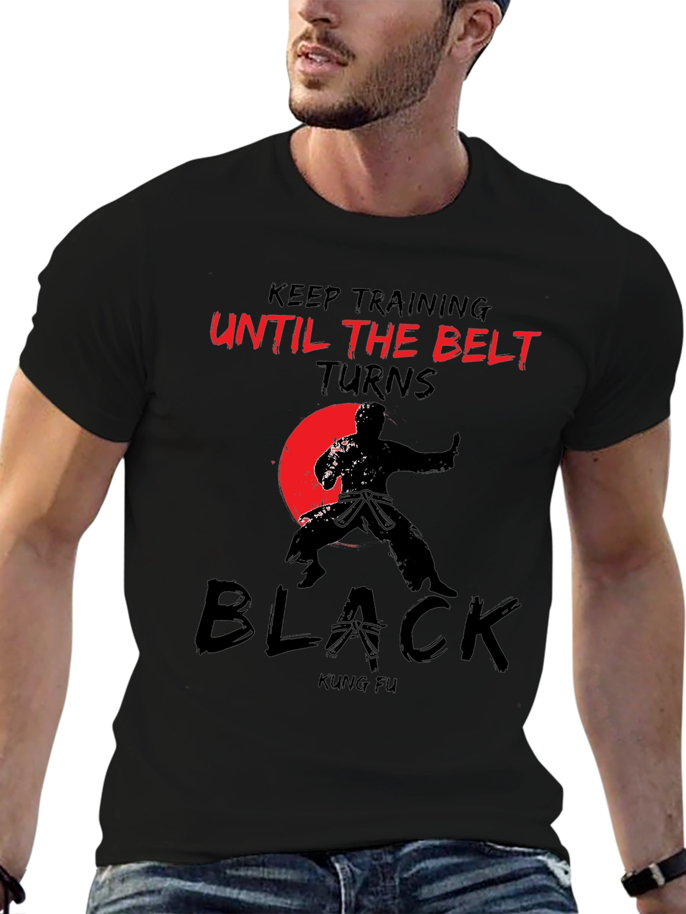Kung Fu Black Belt Training T-Shirt