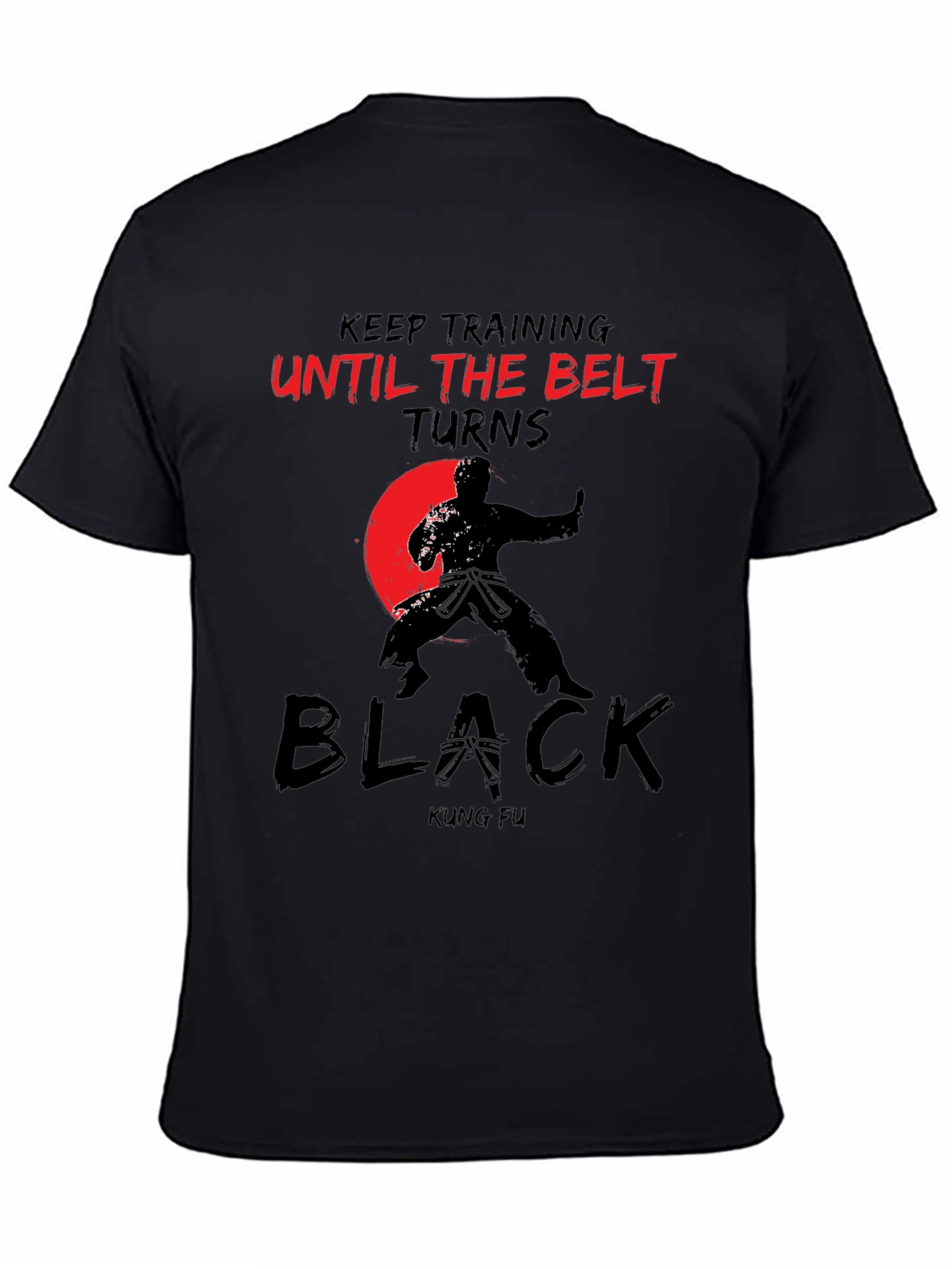 Kung Fu Black Belt Training T-Shirt