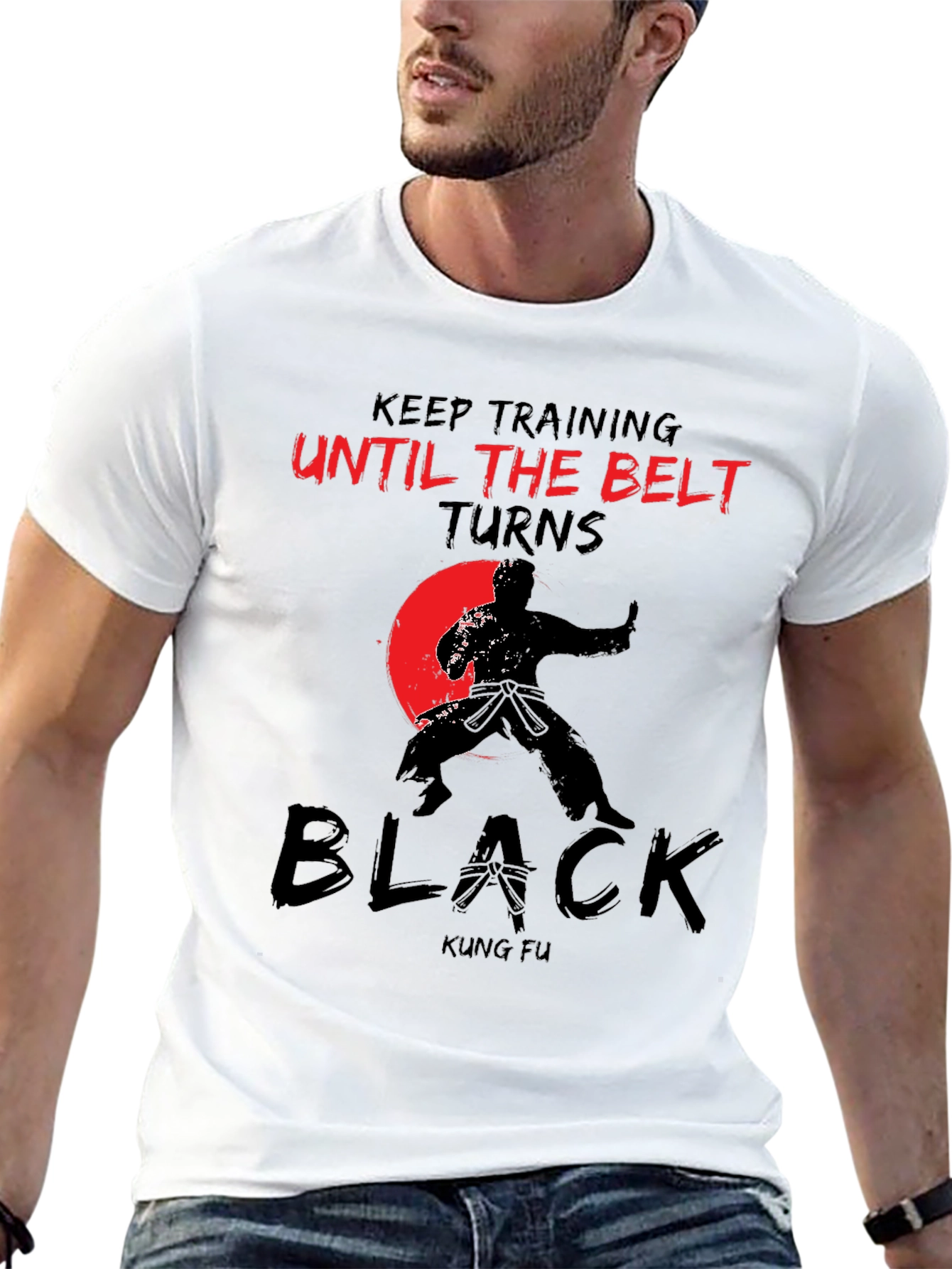 Kung Fu Black Belt Training T-Shirt