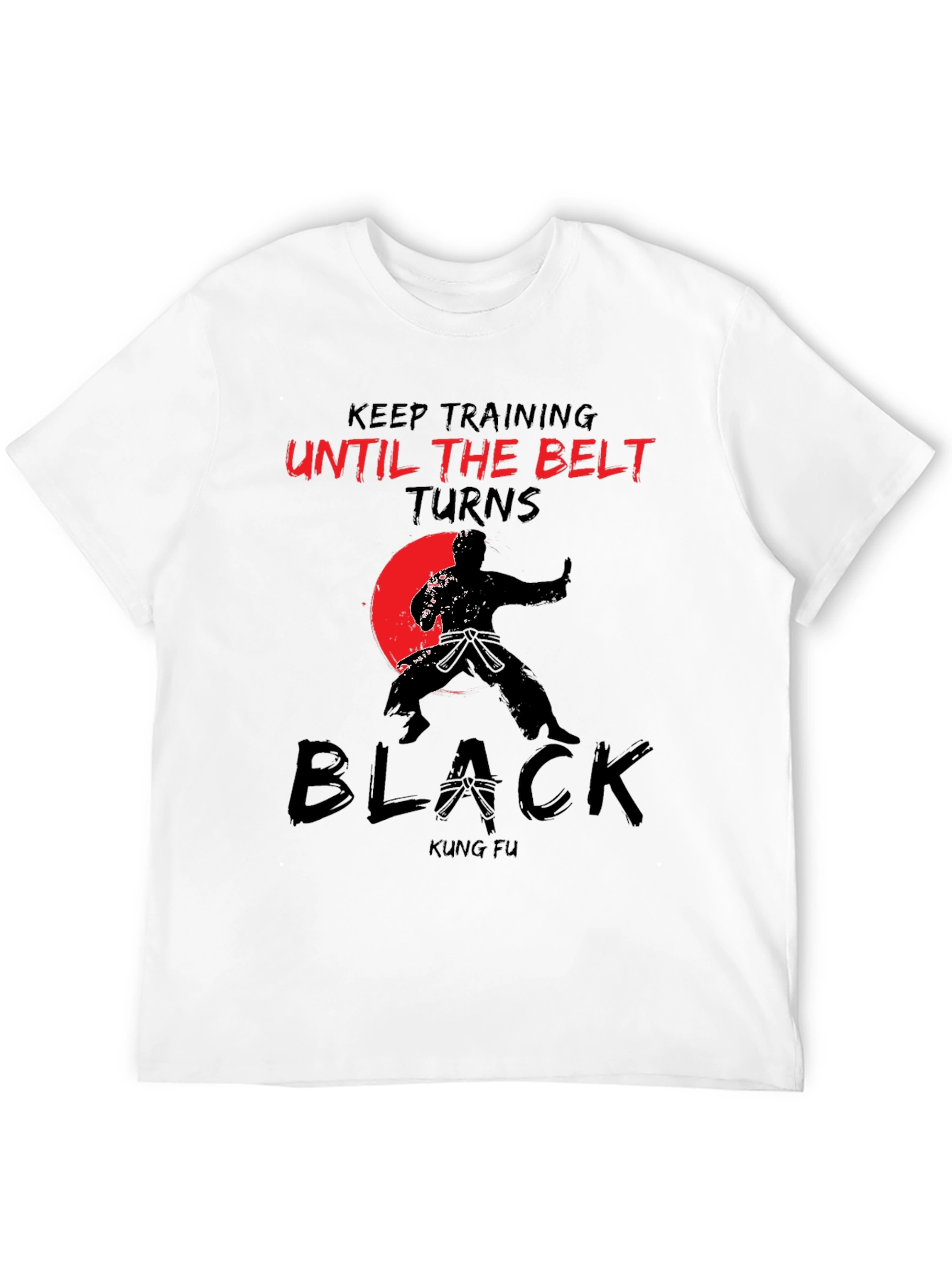 Kung Fu Black Belt Training T-Shirt