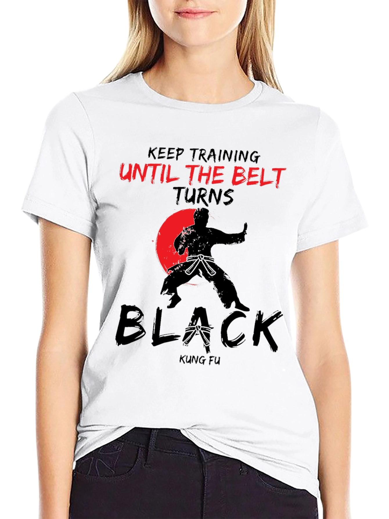 Kung Fu Black Belt Training T-Shirt