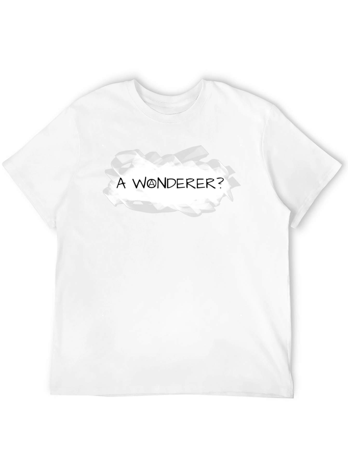 A Wonderer? Graphic Tee - Mens Black T-Shirt