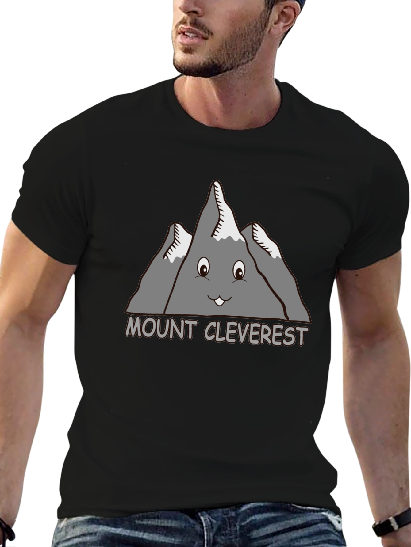 Mount Cleverest Graphic T-Shirt - Fun Mountain Tee