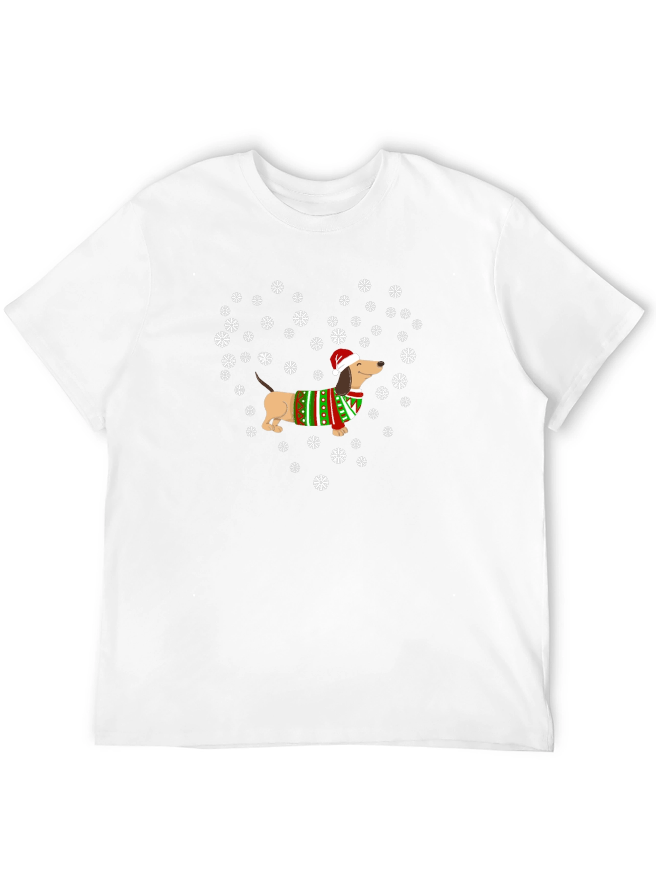 Festive Dachshund Christmas T-Shirt