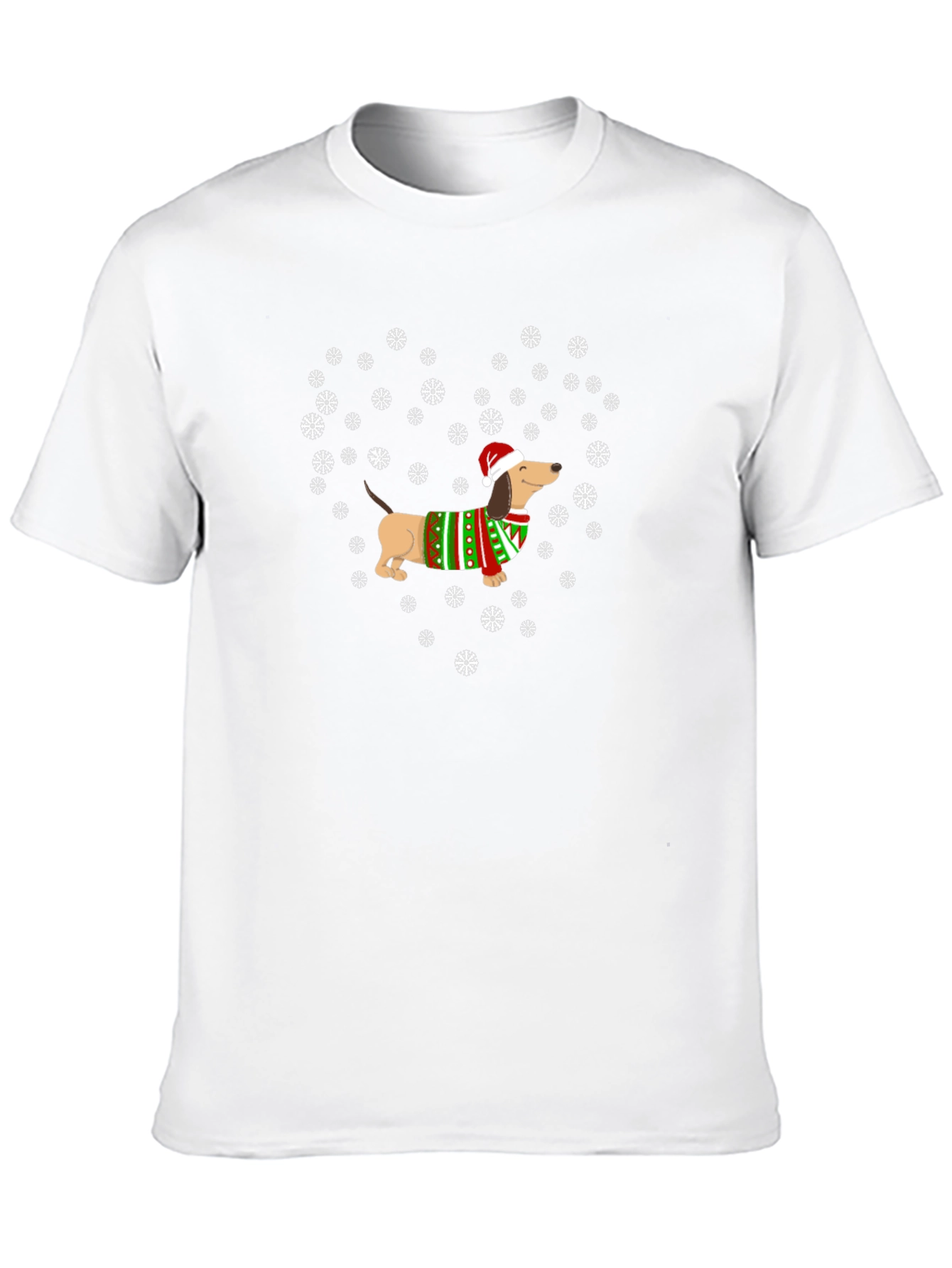 Festive Dachshund Christmas T-Shirt