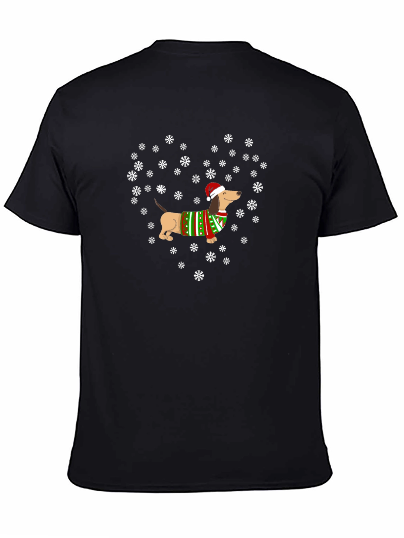 Festive Dachshund Christmas T-Shirt