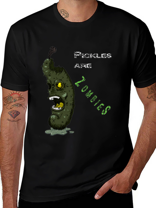 Pickles Are Zombies T-Shirt Funny Zombie Pickle Tee