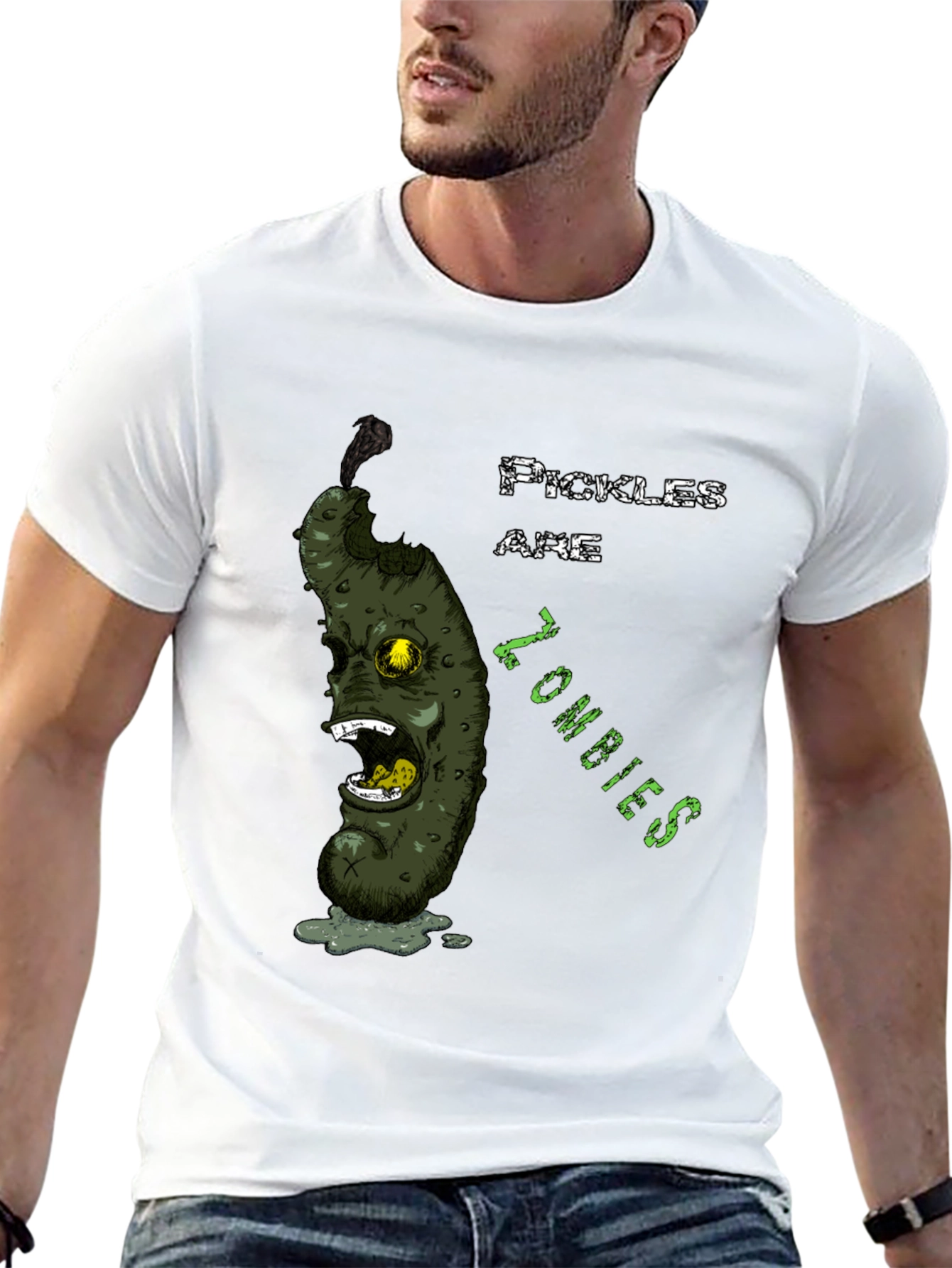 Pickles Are Zombies T-Shirt Funny Zombie Pickle Tee