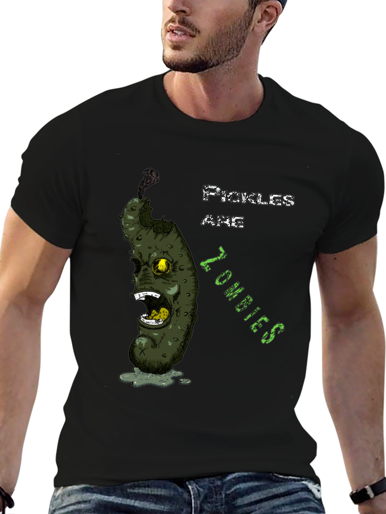 Pickles Are Zombies T-Shirt Funny Zombie Pickle Tee