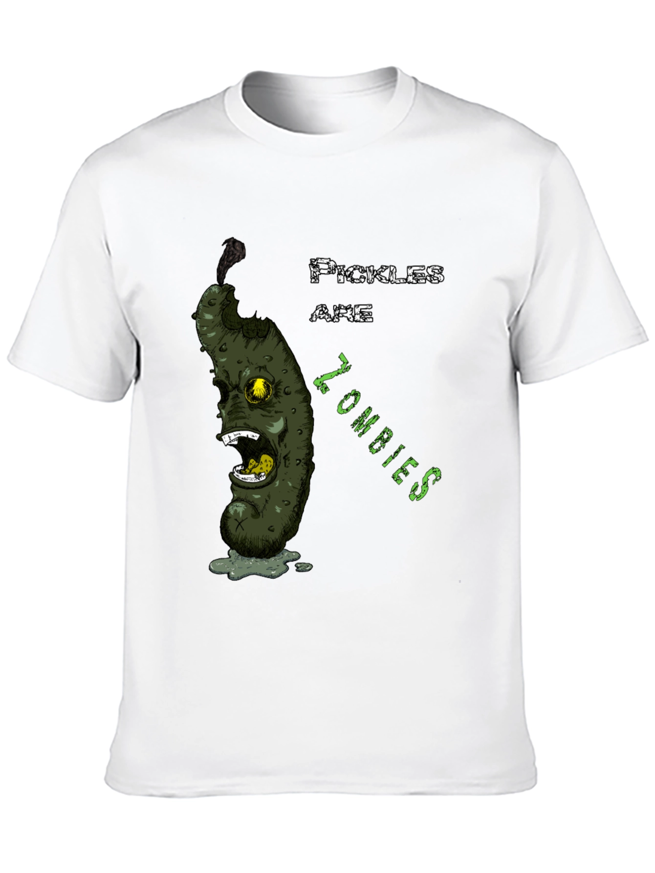 Pickles Are Zombies T-Shirt Funny Zombie Pickle Tee