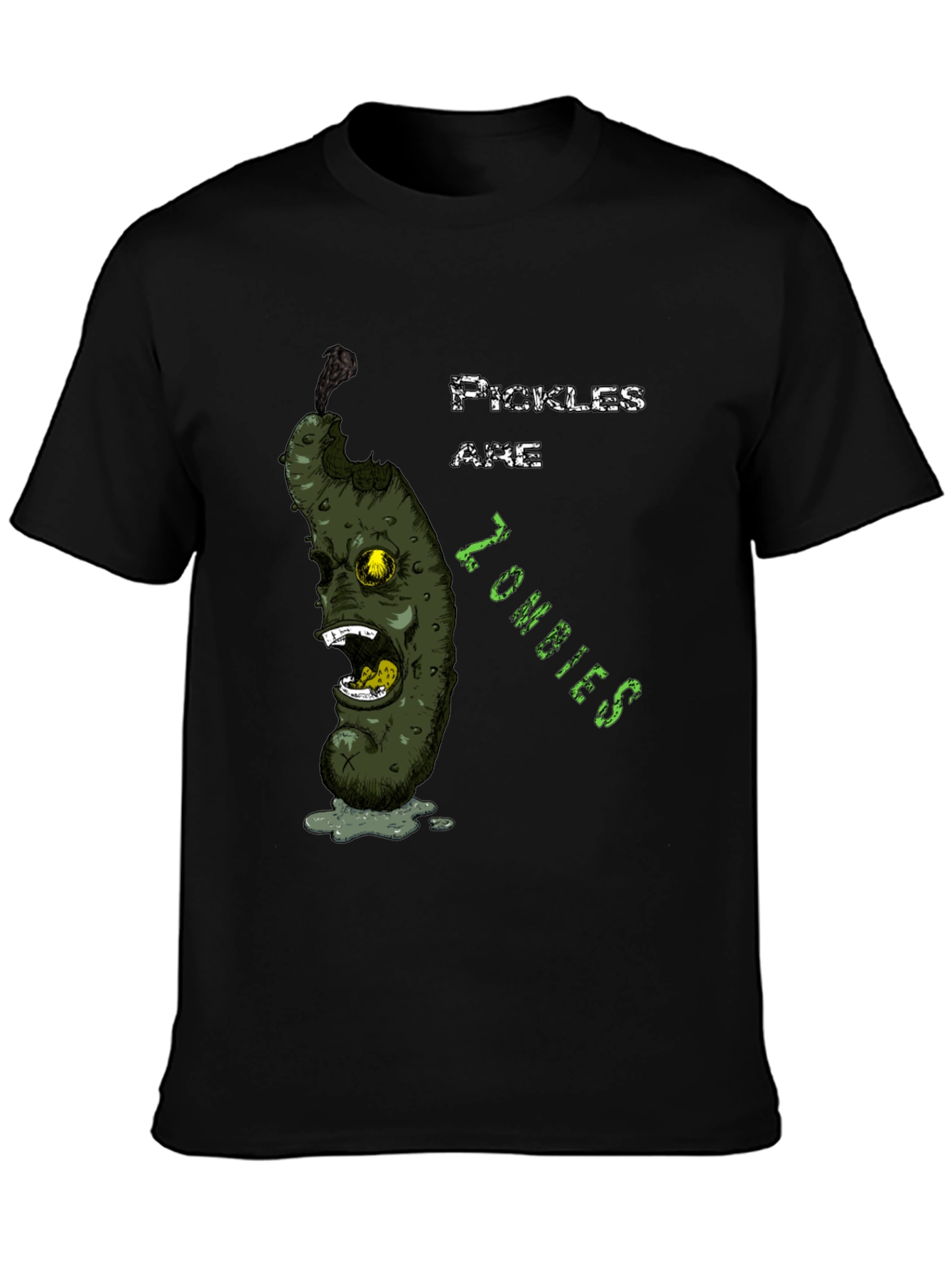 Pickles Are Zombies T-Shirt Funny Zombie Pickle Tee