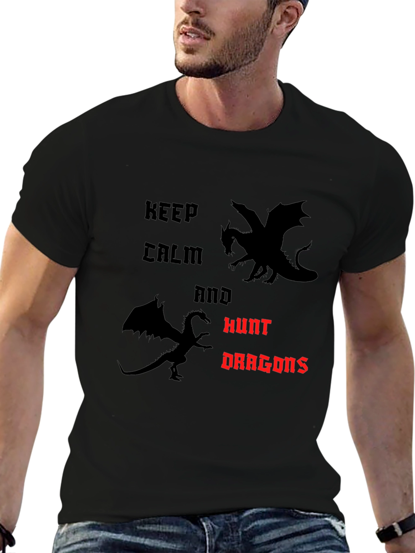 Keep Calm and Hunt Dragons T-Shirt