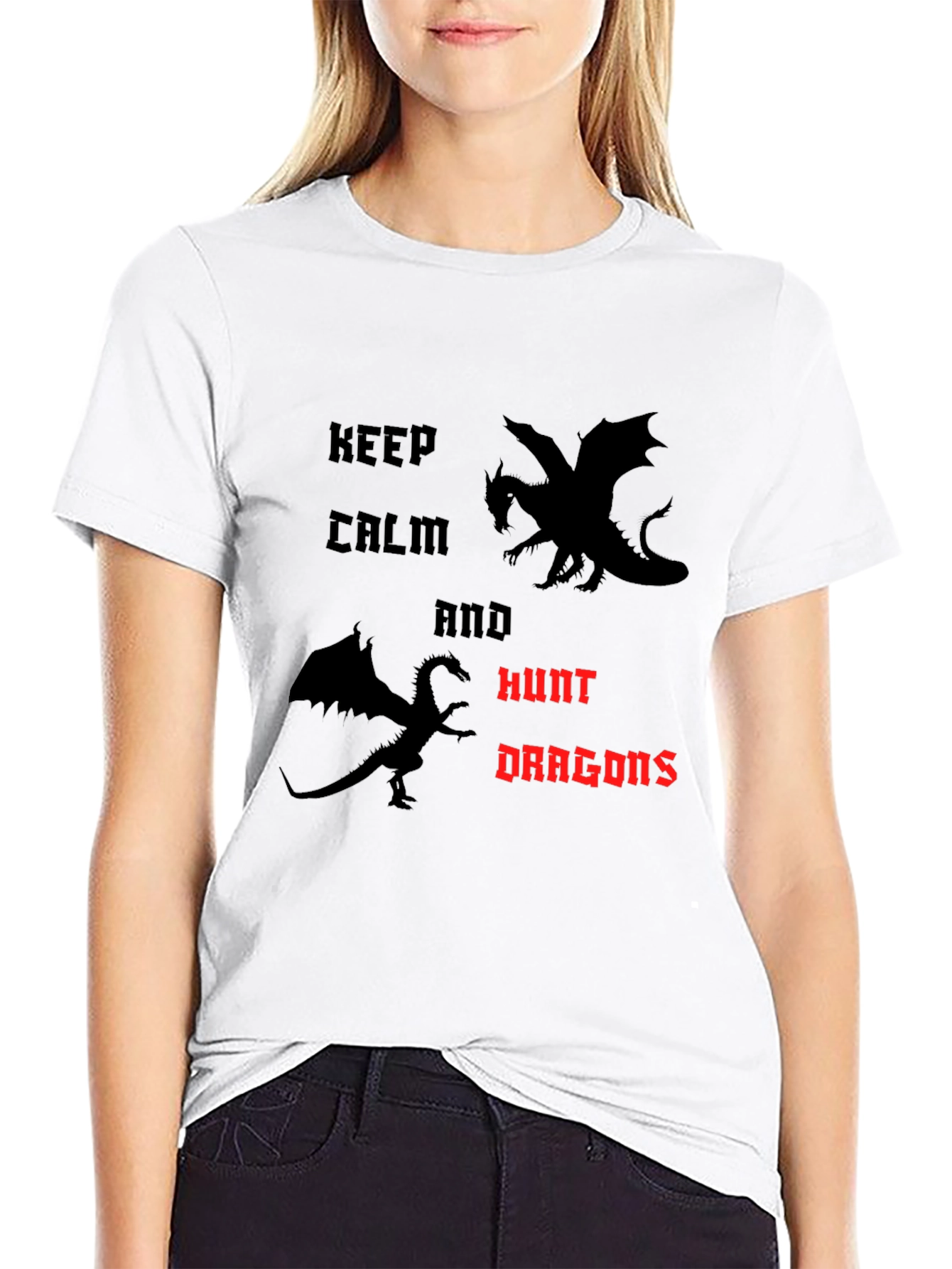Keep Calm and Hunt Dragons T-Shirt