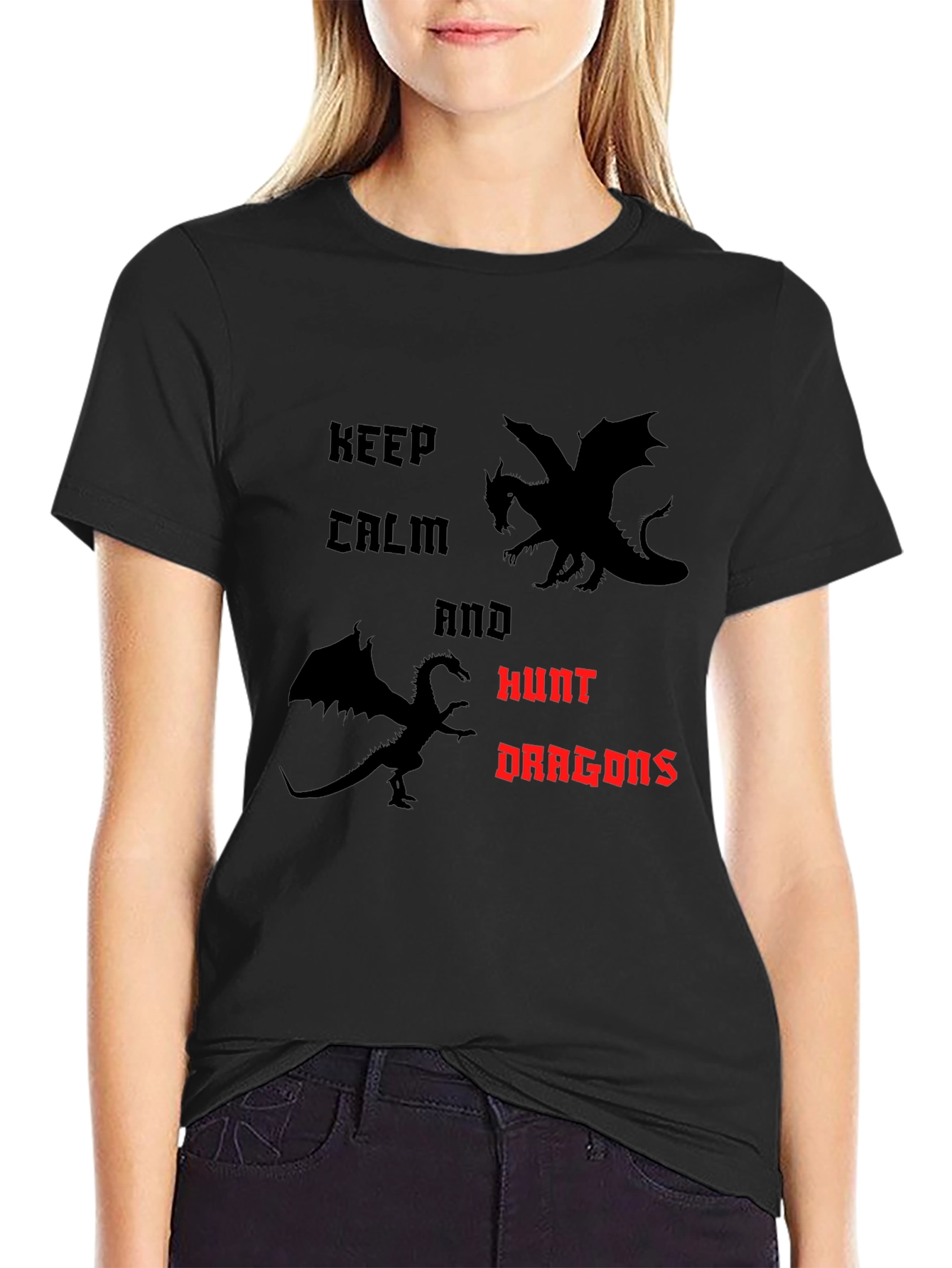 Keep Calm and Hunt Dragons T-Shirt