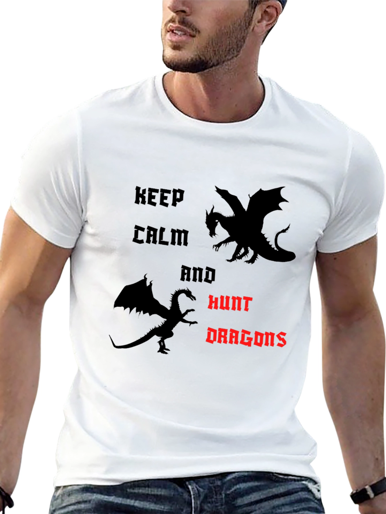 Keep Calm and Hunt Dragons T-Shirt
