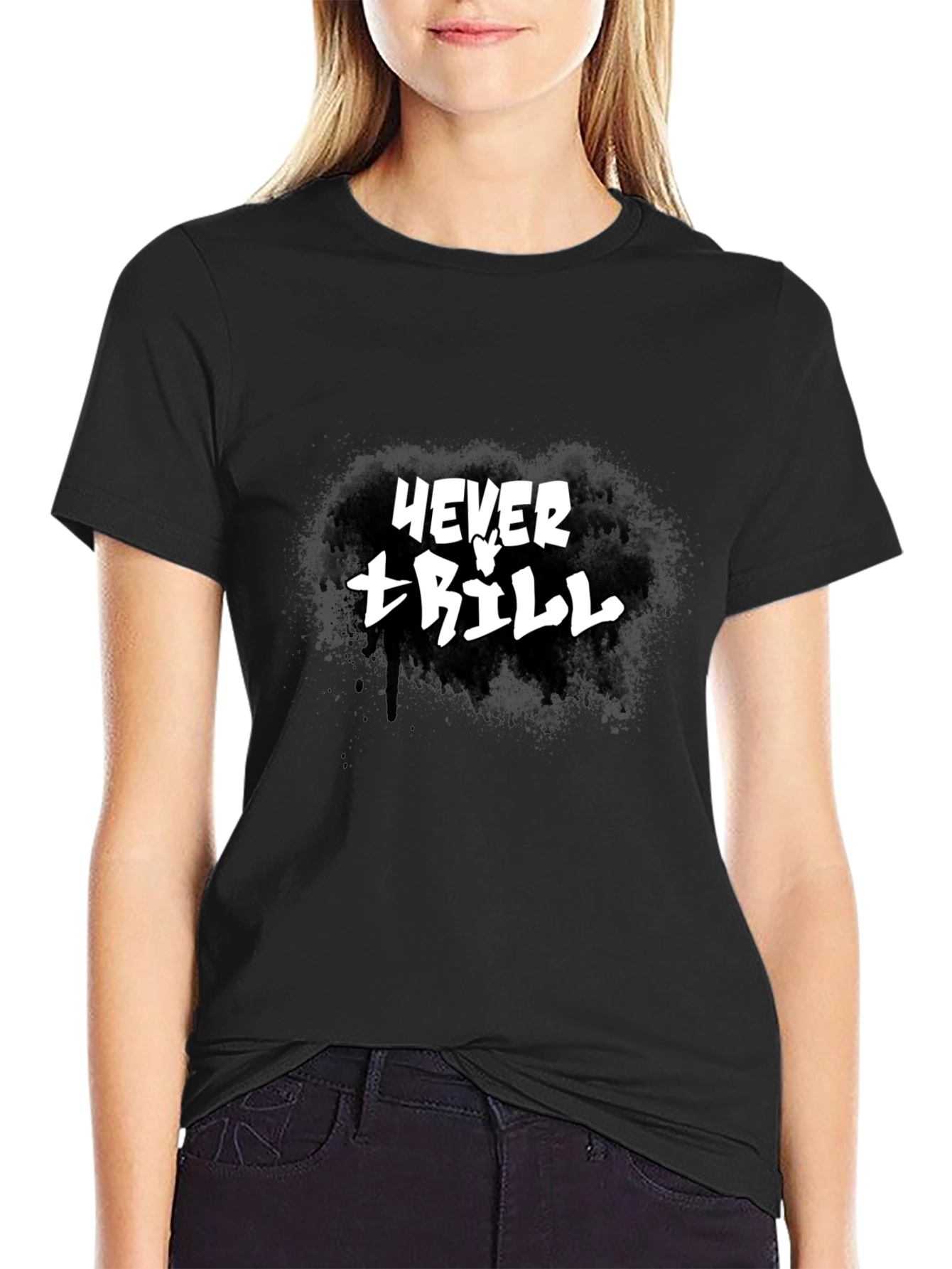 Never Trill Graphic T-Shirt - Black