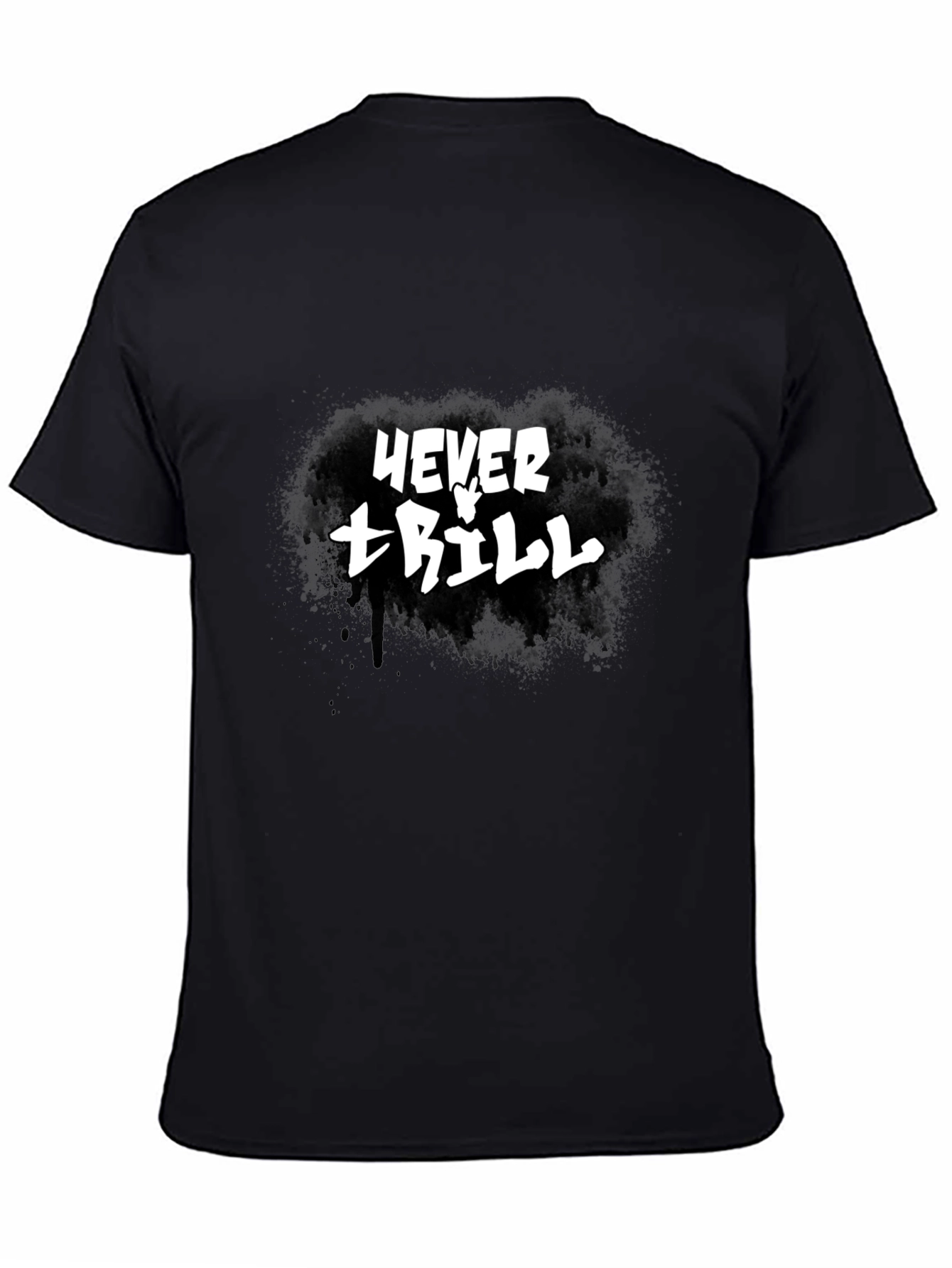 Never Trill Graphic T-Shirt - Black