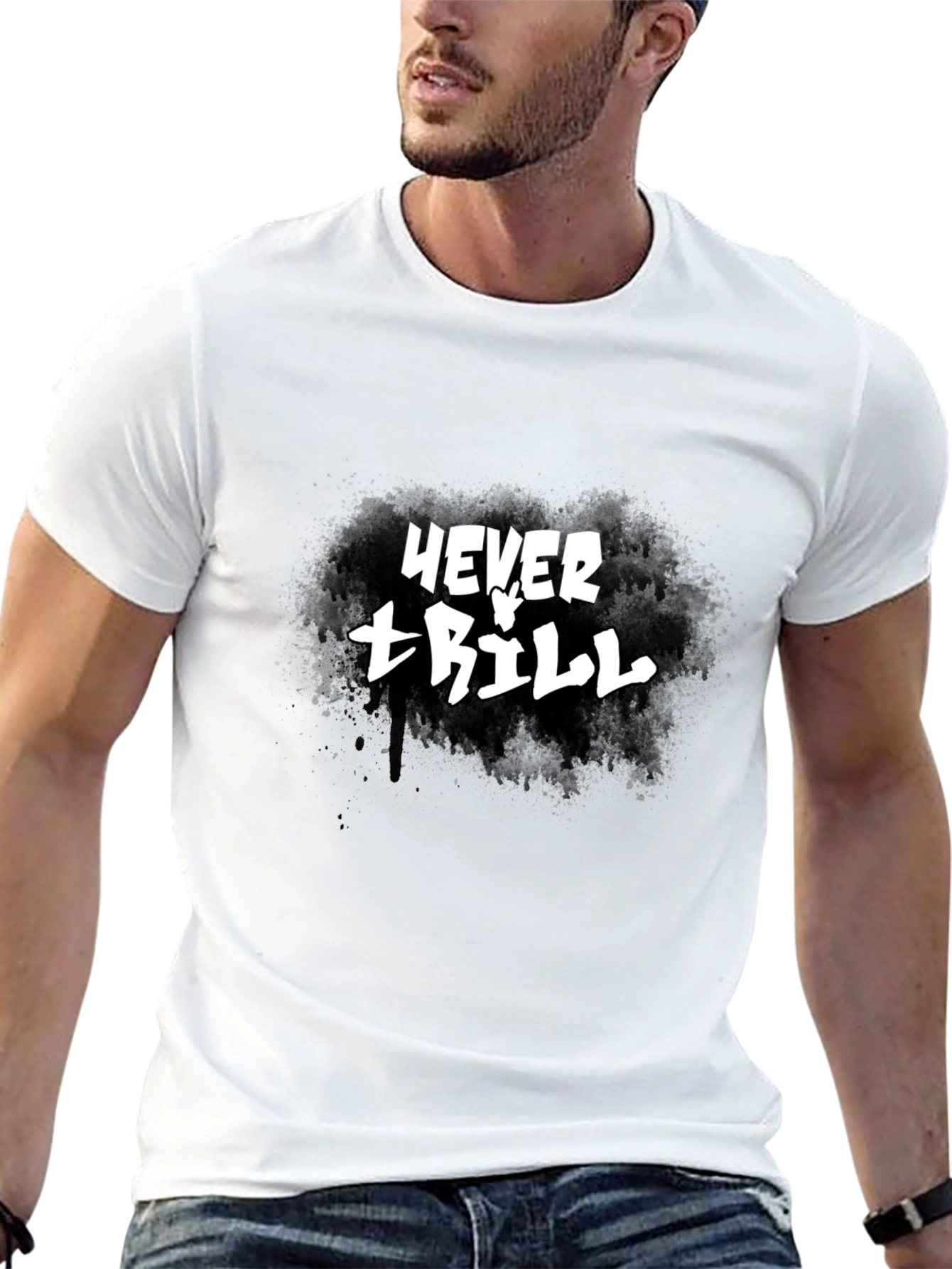 Never Trill Graphic T-Shirt - Black