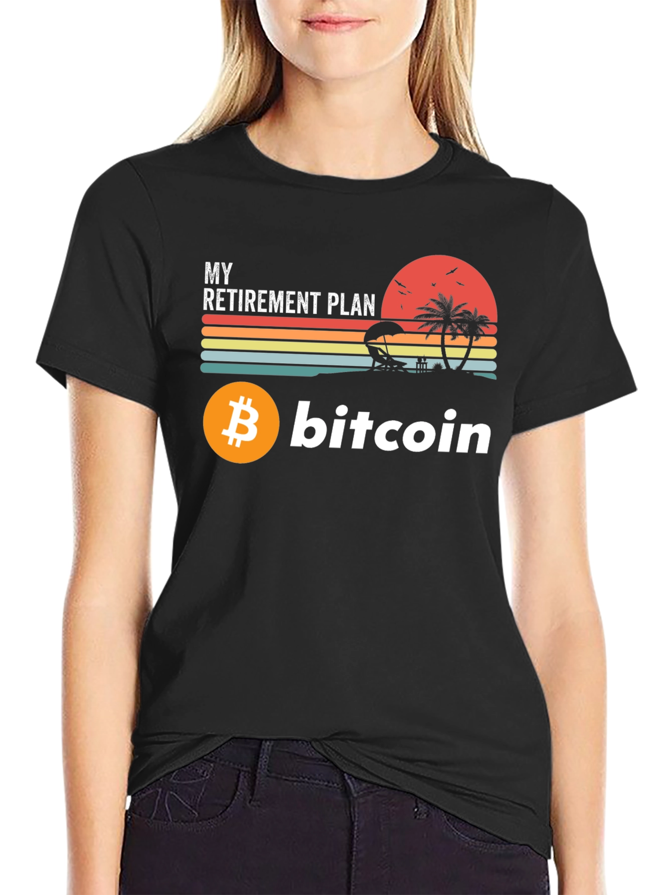 Bitcoin Retirement Plan Graphic Tee