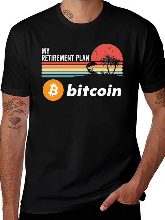 Bitcoin Retirement Plan Graphic Tee