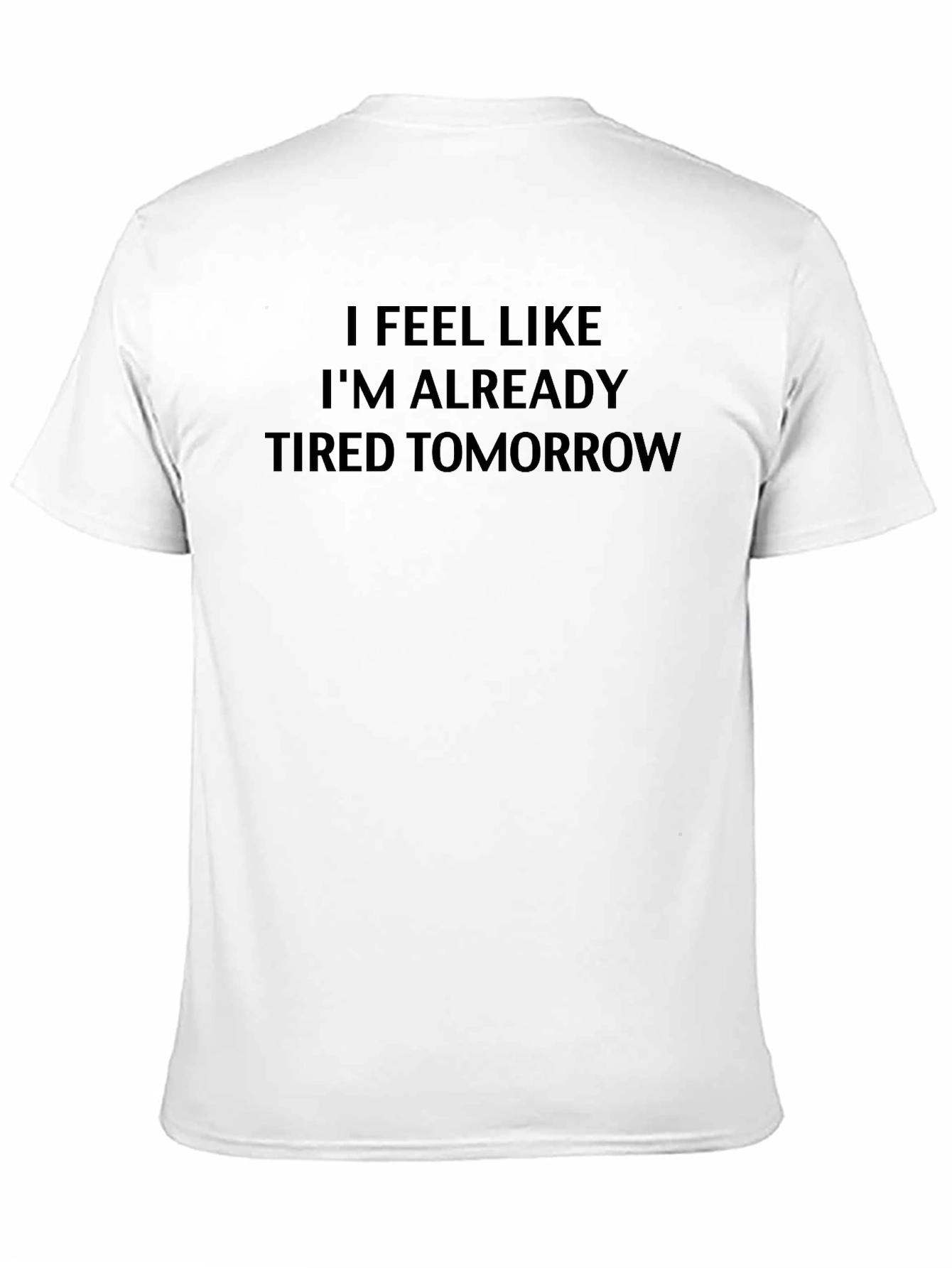 Tired Tomorrow Black Graphic Tee