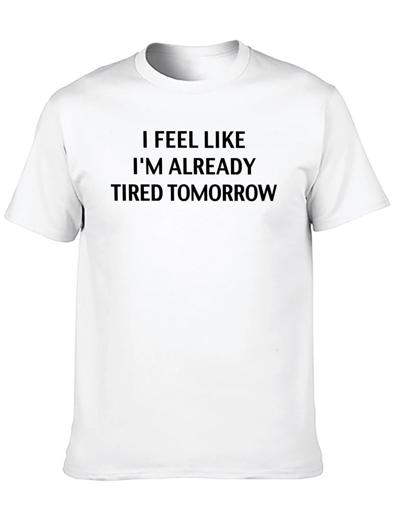 Tired Tomorrow Black Graphic Tee