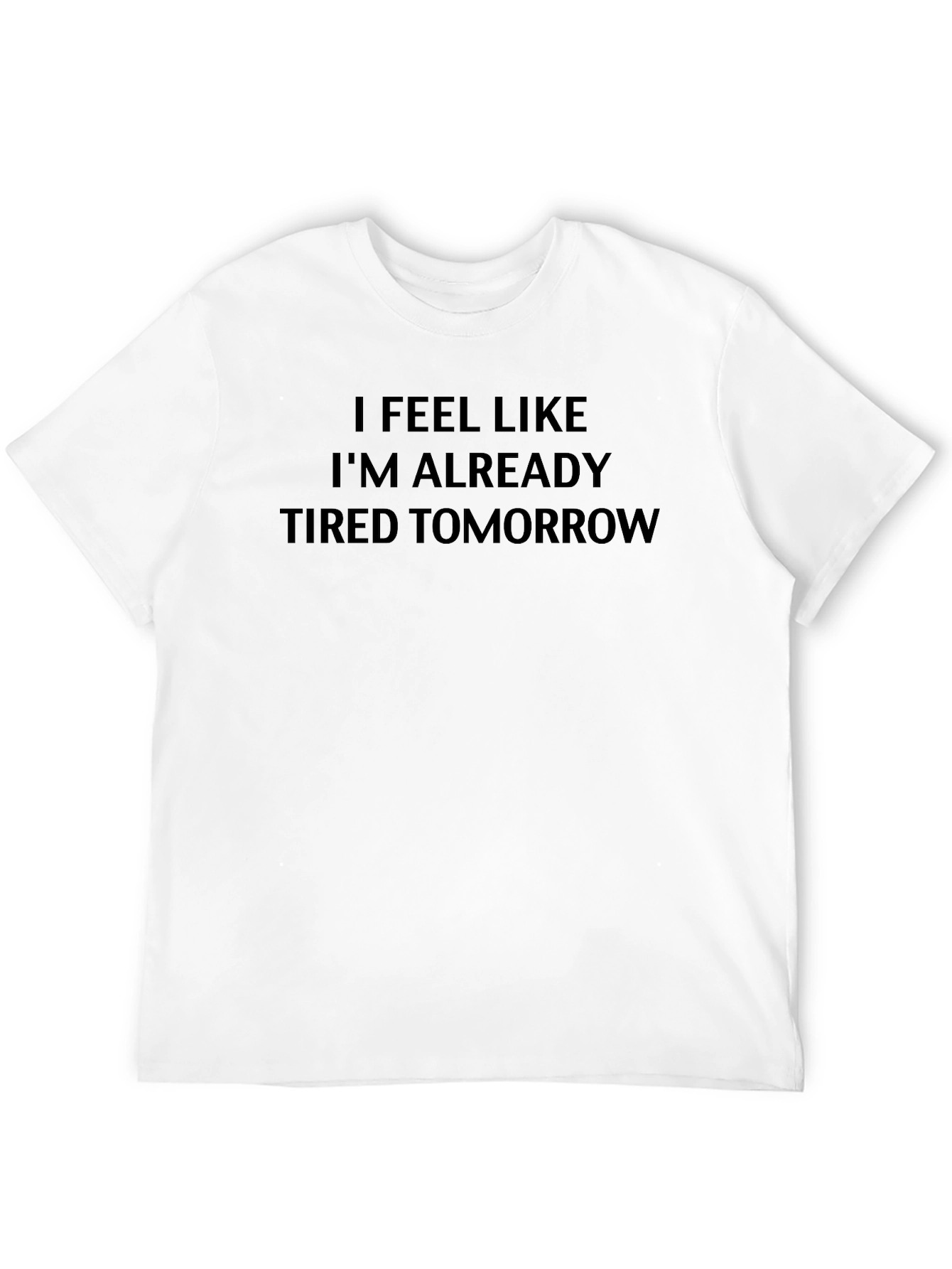 Tired Tomorrow Black Graphic Tee