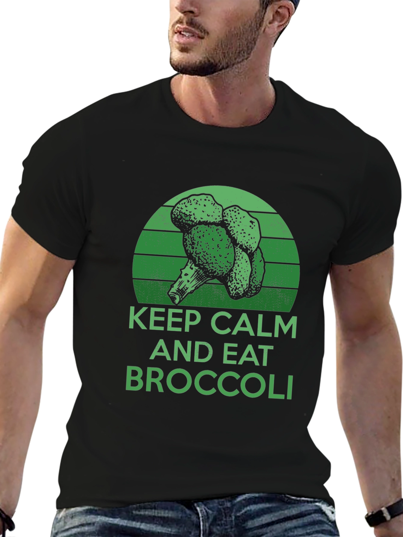 Keep Calm and Eat Broccoli T-Shirt
