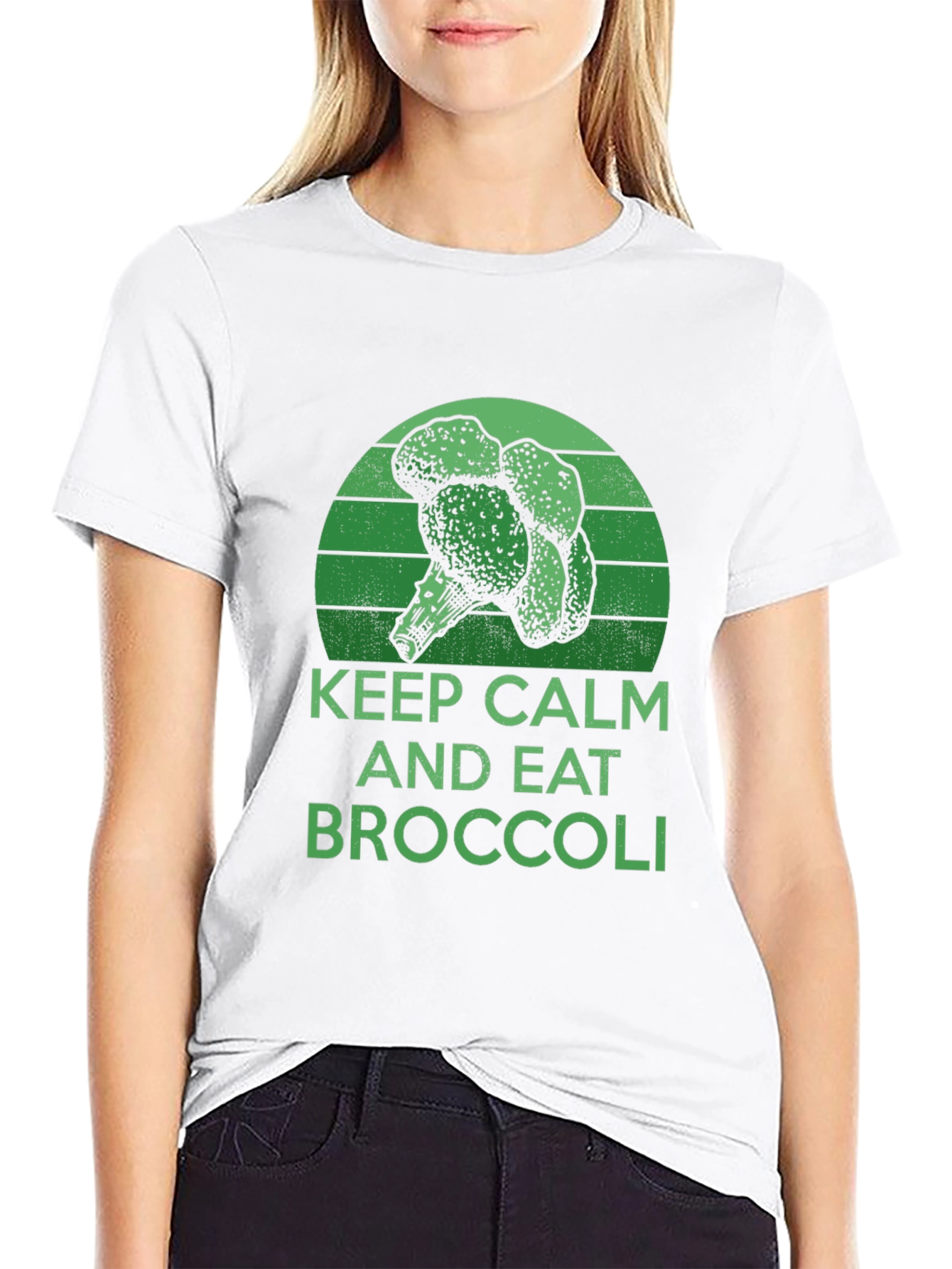 Keep Calm and Eat Broccoli T-Shirt