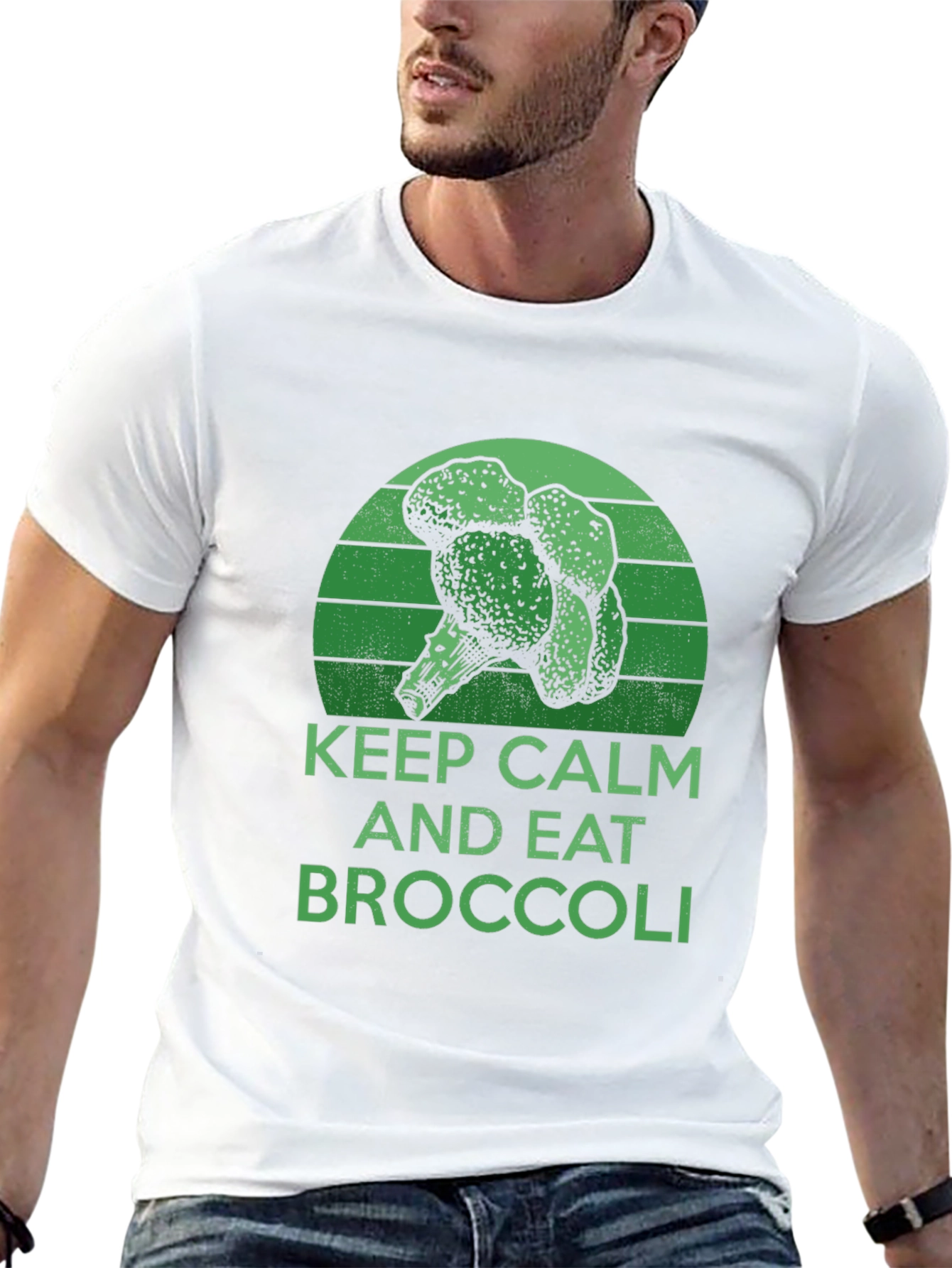 Keep Calm and Eat Broccoli T-Shirt